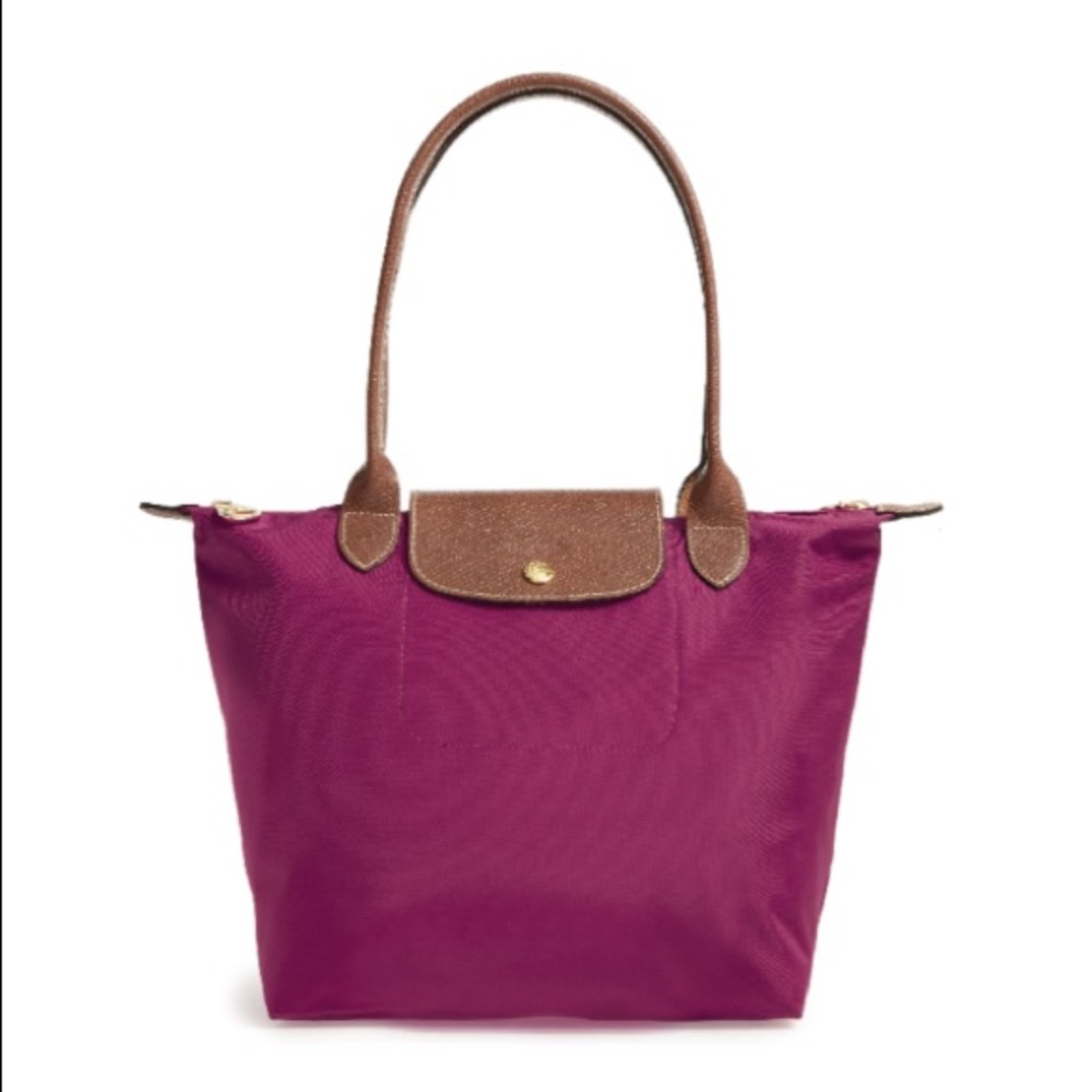 {firm} Longchamp Small Le Pliage Tote - Picture 1 of 7
